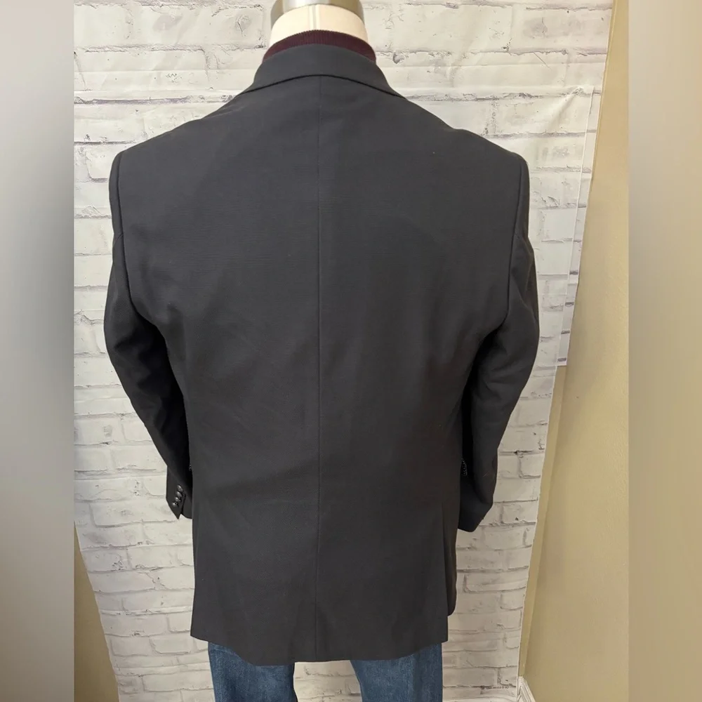 Pierre‎ Loren 44R Superior 150’s Hightech Fabric Gray Jacket Blazer Suit Career